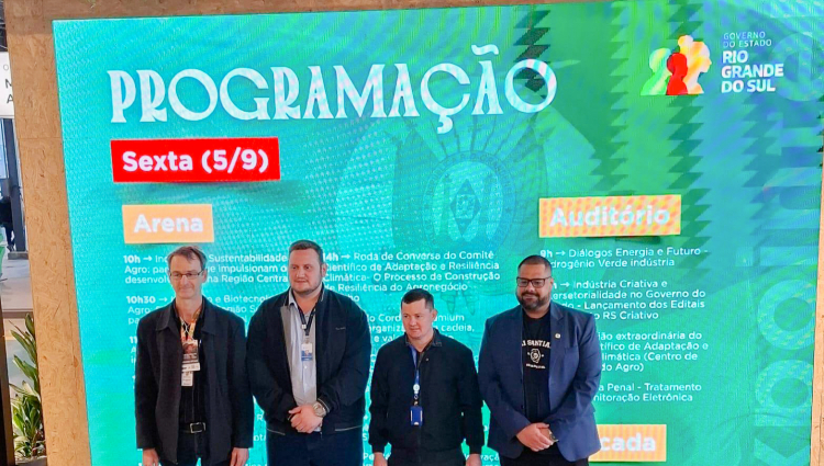 Palestra sobre transição energética com cereais de inverno na Expointer 2025
